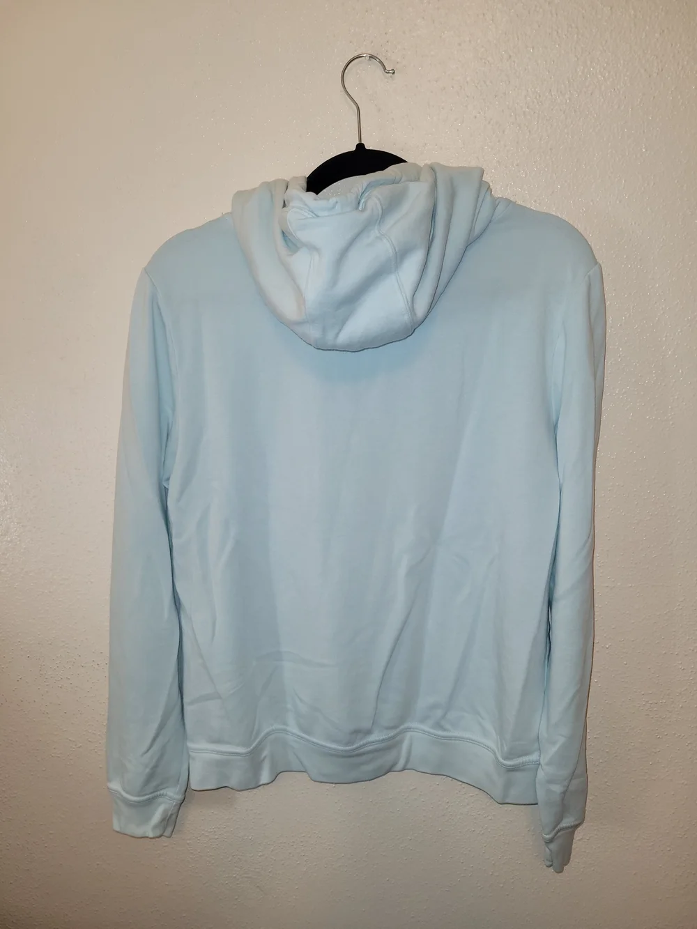 Nike Sportswear Funnel Cowl Neck Fleece Pullover Hoodie Light Blue M